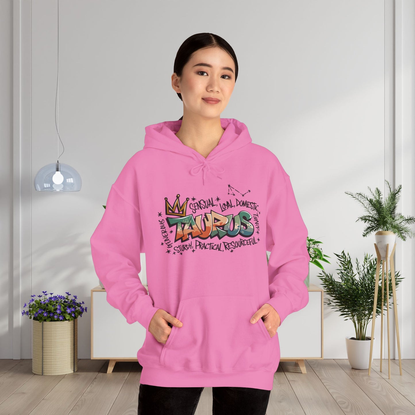 Taurus Street Art Heavy Blend™ Hooded Sweatshirt