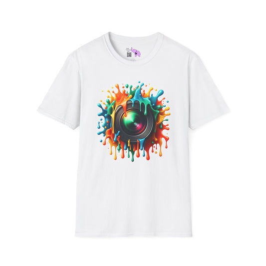 Colorful Camera Lens Adult T-shirt