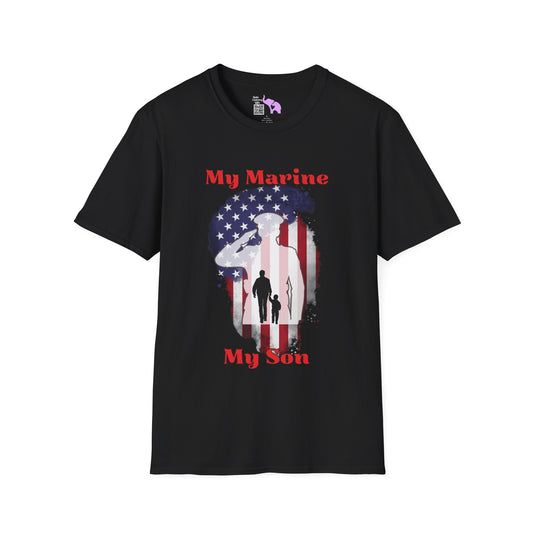 My Marine My Son (Dad) Adult T-shirt