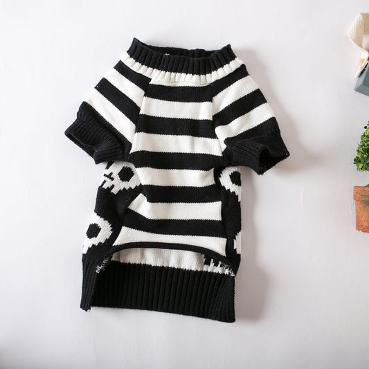 Halloween Skull Pet Sweater