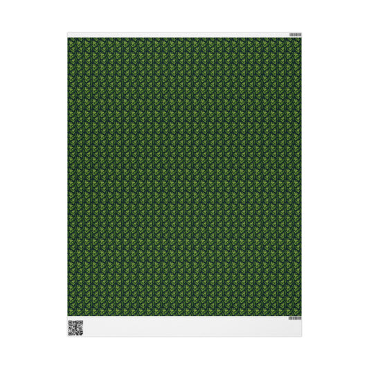 Emerald Canopy Frogs Wrapping Paper