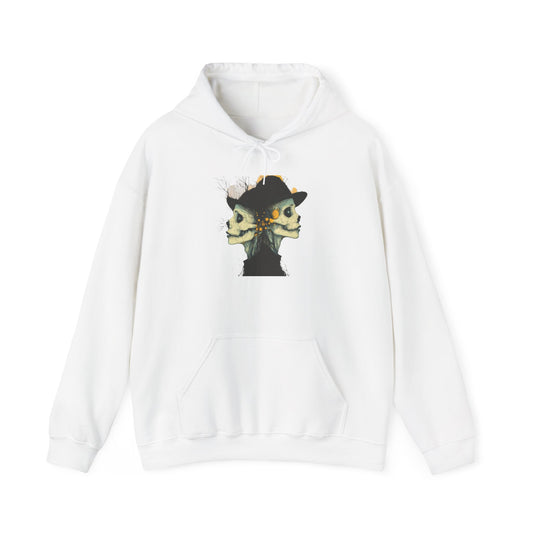 Creepy Skull Witches Heavy Blend™ Hooded Sweatshirt