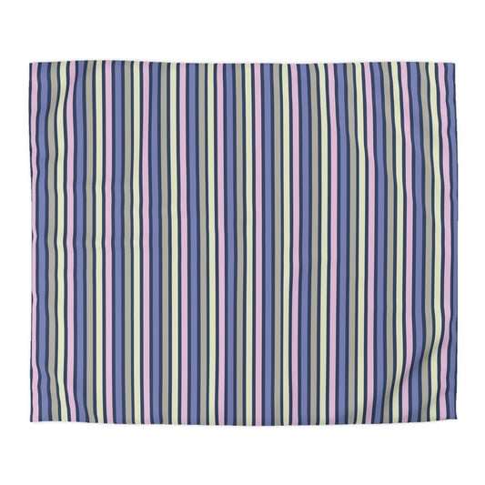 Earthy Stripes Microfiber Duvet Cover