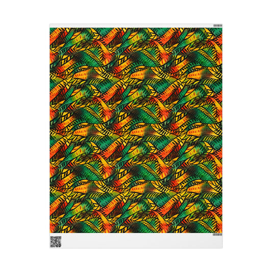 Kuumba Spark Kwanzaa Wrapping Paper