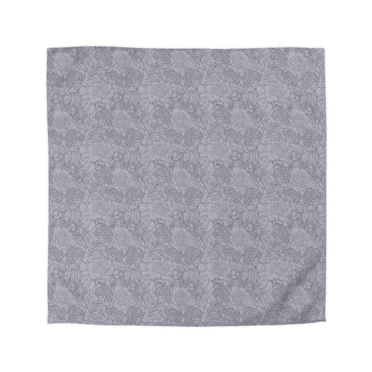 Dusty Bloom Microfiber Duvet Cover