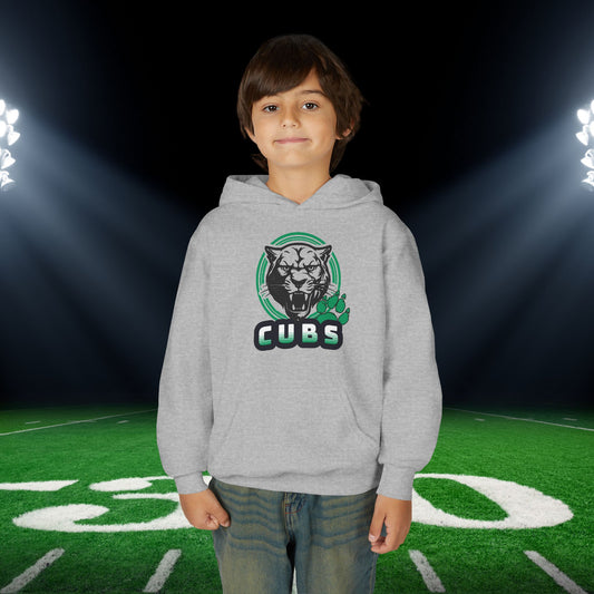 Cubs Circle Mascot Youth Heavy Blend Hoodie