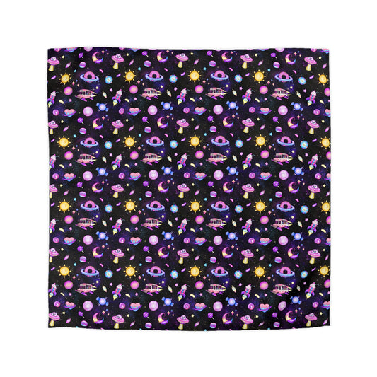 Cosmic Recess Microfiber Duvet Cover