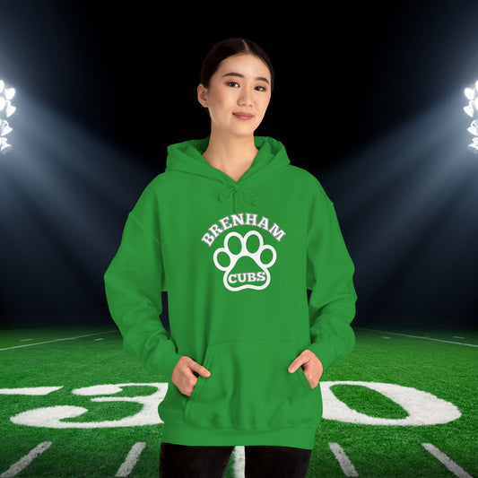 Brenham Paw Pride Adult Heavy Blend™ Hooded Sweatshirt