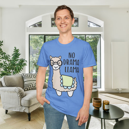No Drama Llama Adult T-shirt