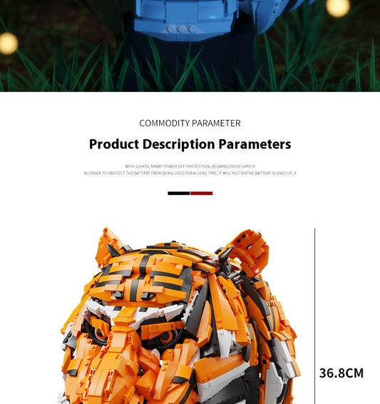 Tiger Head/Dragon Head Building Block Sets