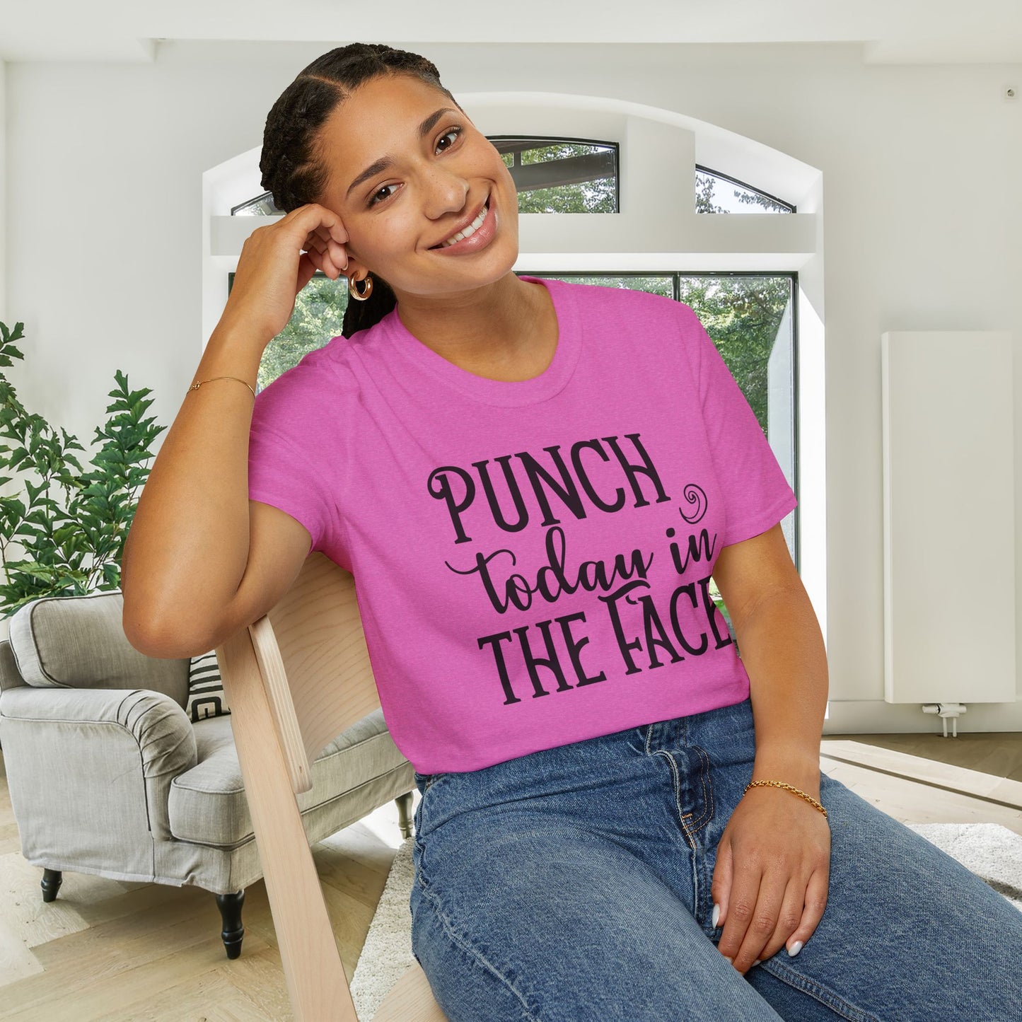 Punch Today In The Face Adult T-shirt
