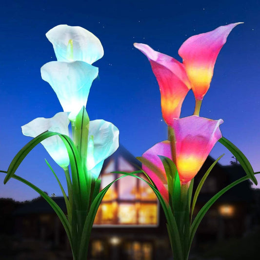 Solar Calla Lillies Landscape LED Lights