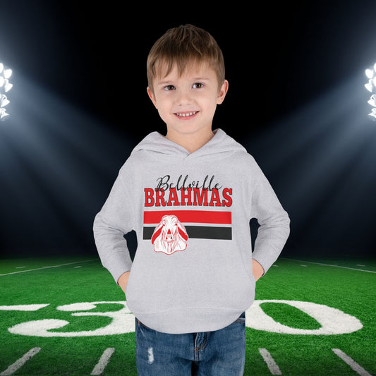 Ballville Brahmas w/Mascot & Stripes Toddler Hoodie