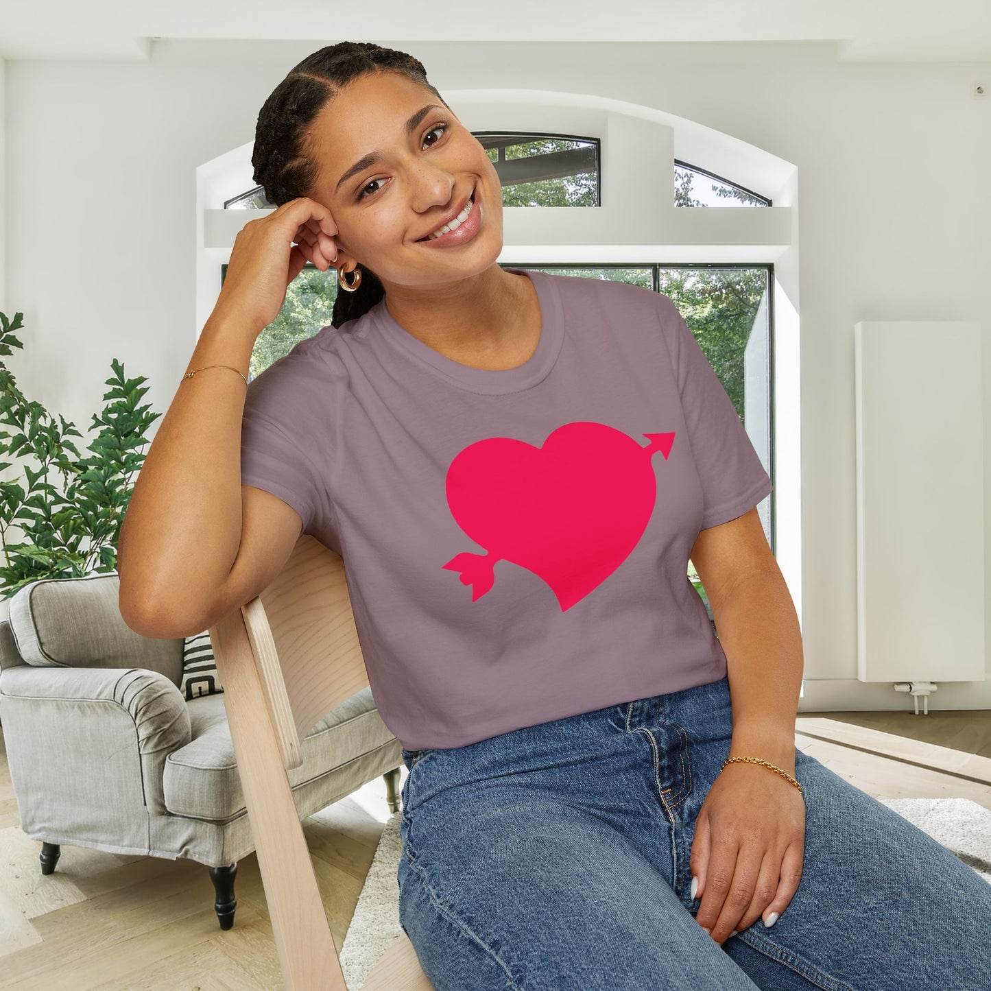 Heart 7 Adult T-shirt