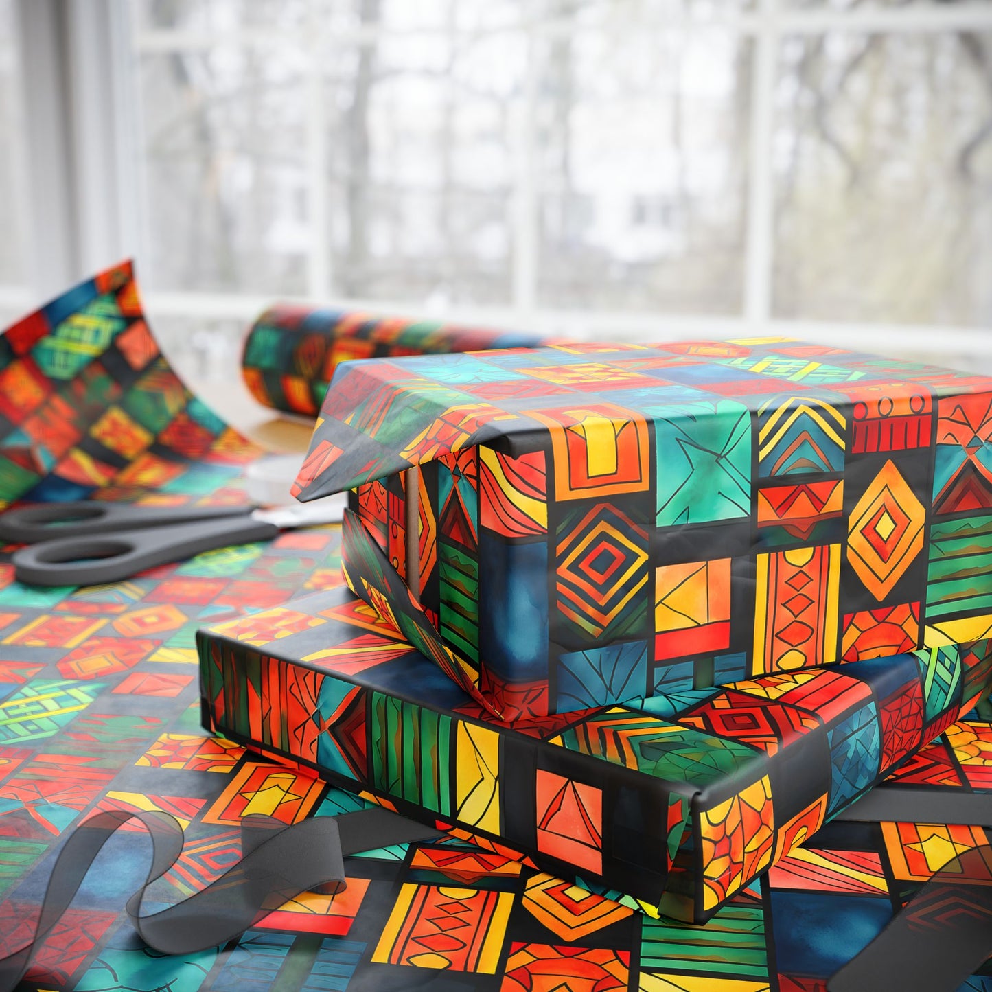 Imani Flow Kwanzaa Wrapping Paper