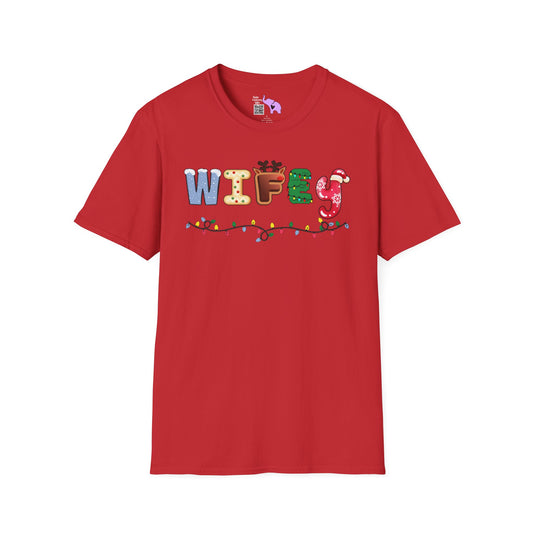 Christmas Wifey Adult T-shirt