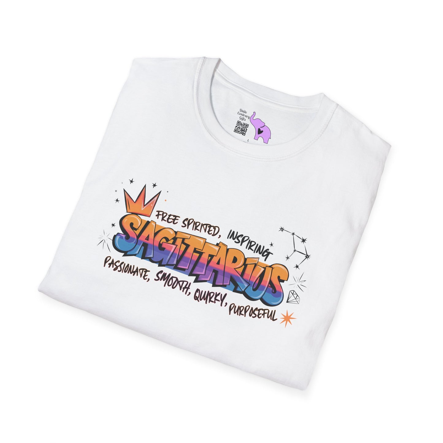 Sagittarius Street Art Adult T-shirt