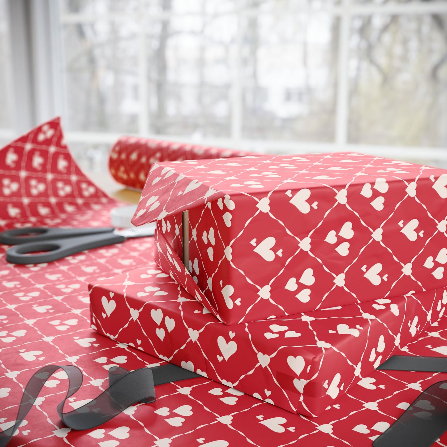Sweetheart Trellis Wrapping Paper