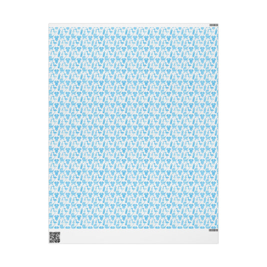 Baby Boy Keepsakes Wrapping Paper