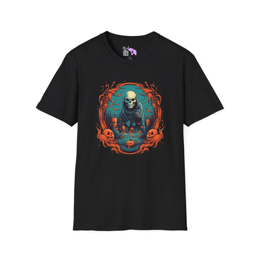 Creepy Ghost 3 Adult T-shirt