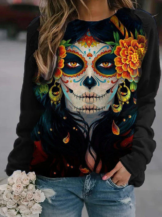 Dia de los Muertos Beauty Sweatshirt