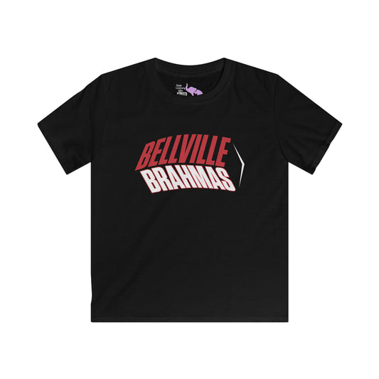 Bellville Brahmas (Angled) Youth Softstyle Tee