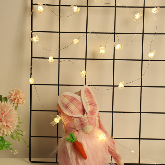 Easter LED Bunny & Carrot String Lights