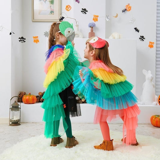 Rainbow Flamingo Princess Costume