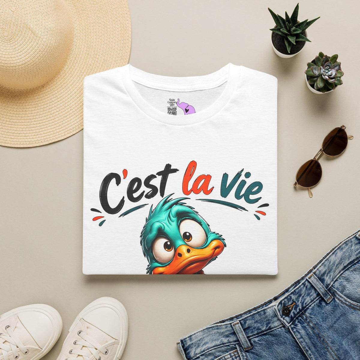 C'est La Vie (Duck) Adult T-shirt