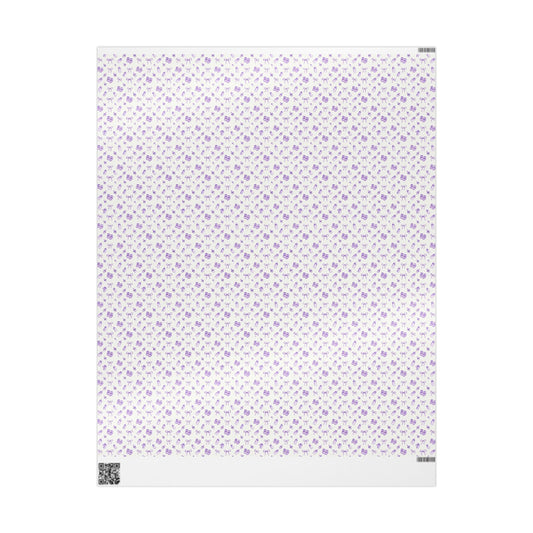 Lavender Baby Keepsakes Wrapping Paper