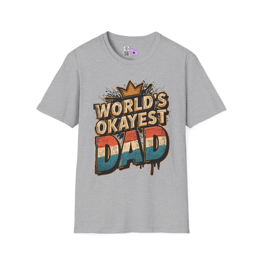 World's Okayest Dad Adult T-shirt