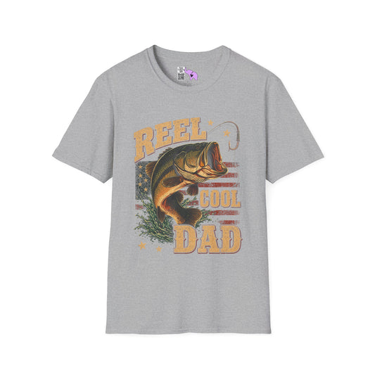 Reel Cool Dad (Fish) Adult T-shirt