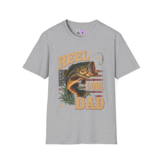 Reel Cool Dad (Fish) Adult T-shirt