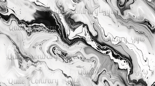 Frost Veil Marble Basic Bedding Set