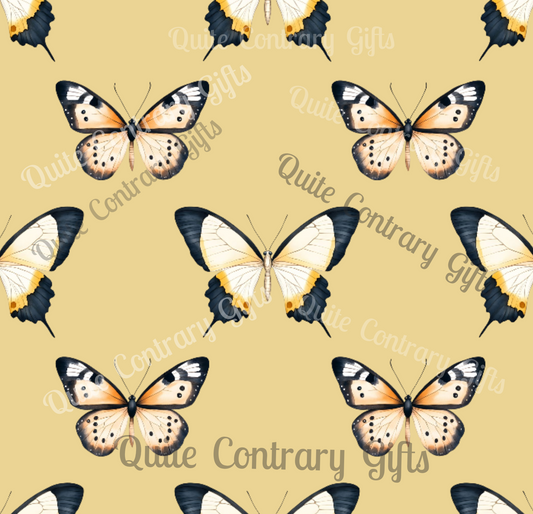 Golden Flutter Basic Bedding Set
