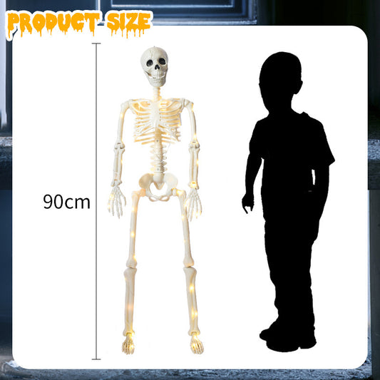 Standing Movable Hanging Luminous Skeleton