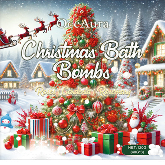 Christmas Bath Bombs Set of 3