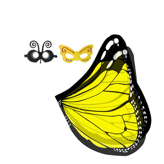 Flutter & Fly Butterfly Wings Set w/Mask
