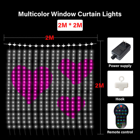 Beautiful LED Programmable Curtain Lights