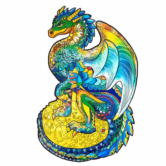 Enchanted Dragon Wooden Puzzle Collection