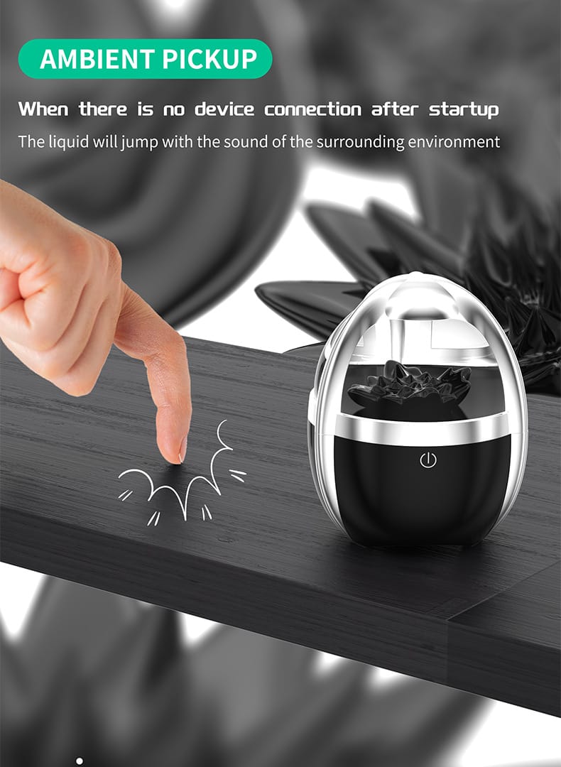 HiFi Magnetic Fluid Bluetooth Speaker with Rhythm Visualizer