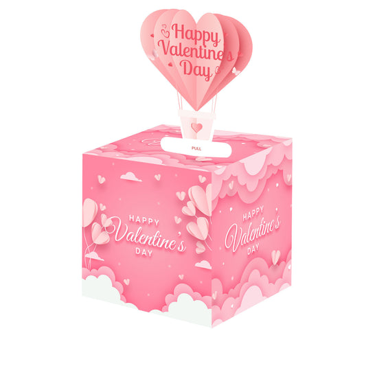 Valentine's Day Surprise Money Pull Box