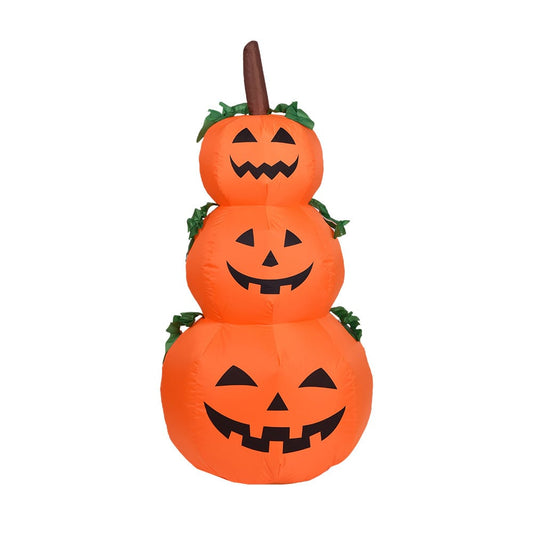 Lighted Triple Pumpkin Halloween Inflatable