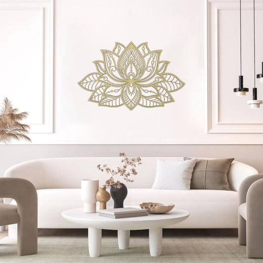 Lotus Aluminum Wall Art