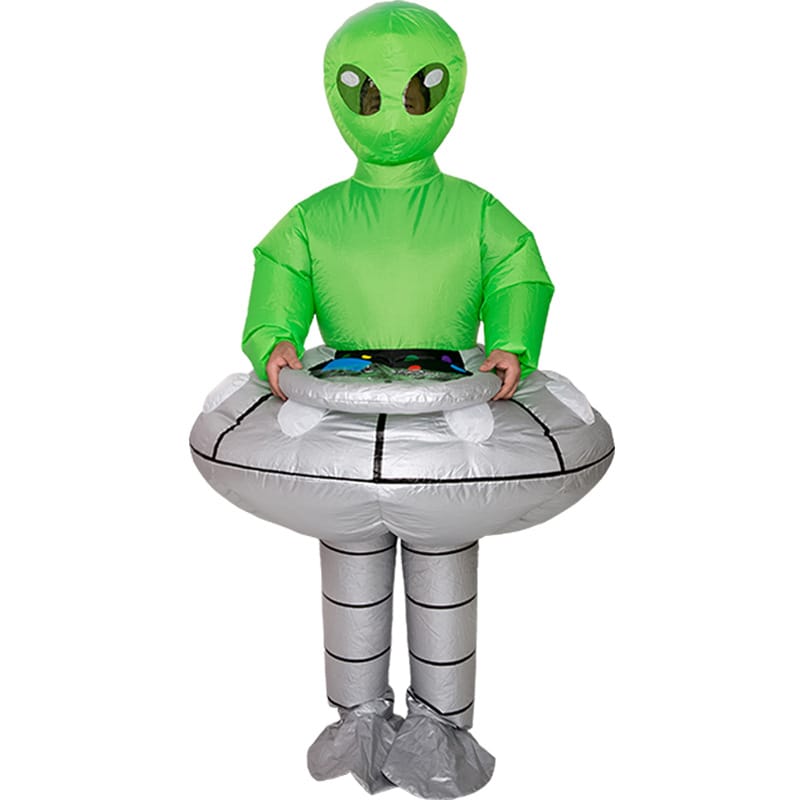 Funny Inflatable Alien in UFO Costume