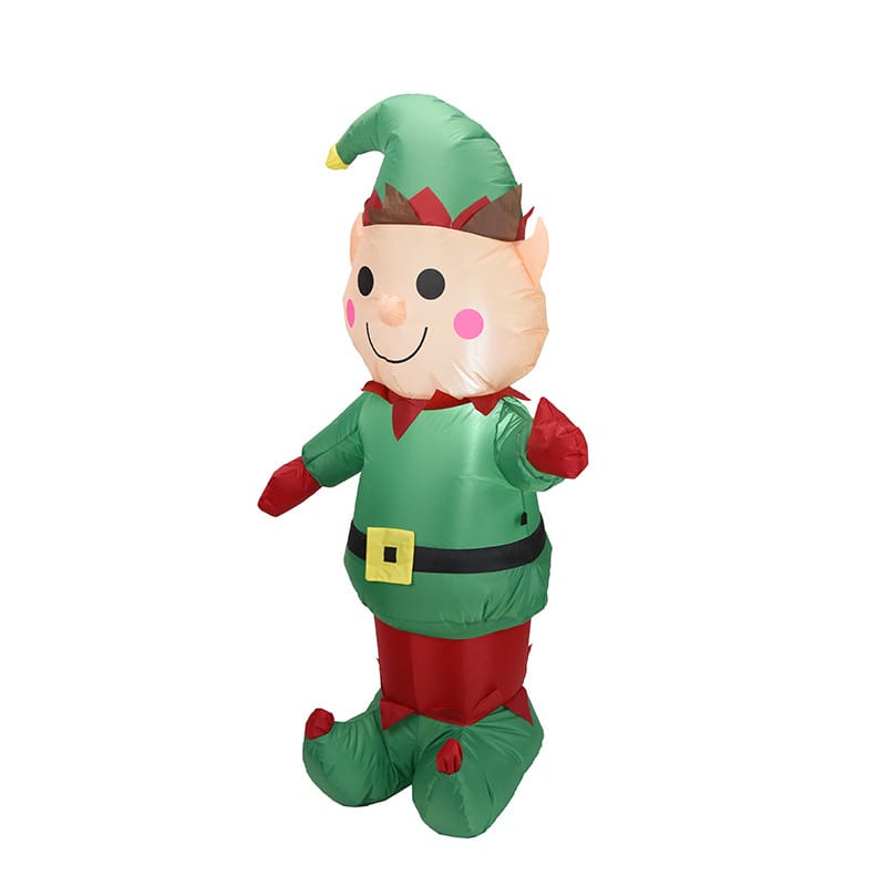 Lighted Christmas Elf Inflatable Decoration