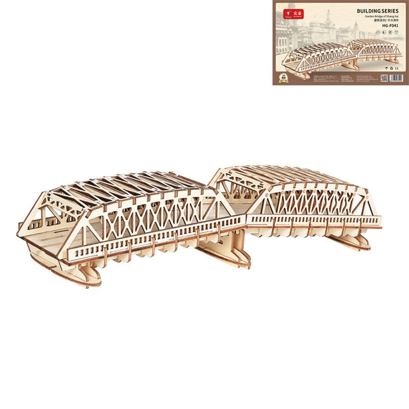 Garden Bridge of Shanghai 3D DIY Puzzle
