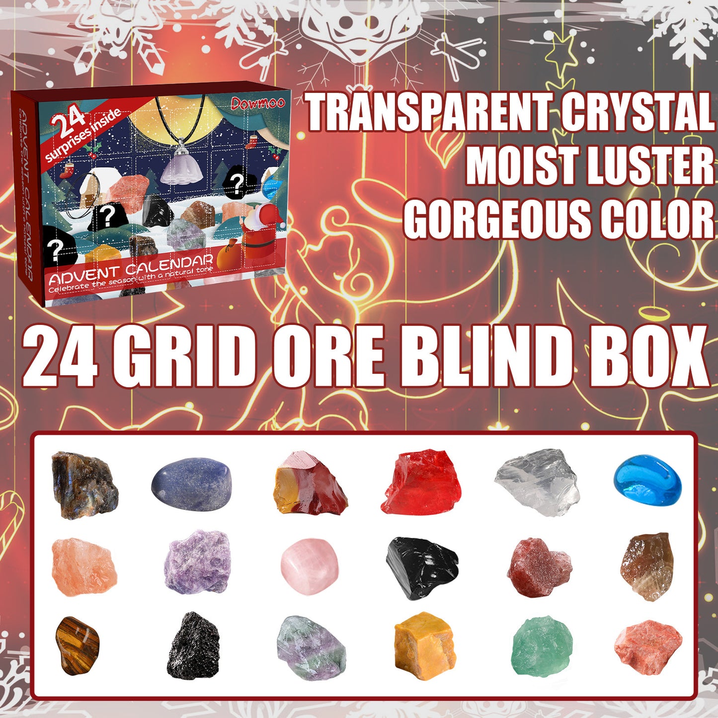 Natural Stone Christmas Advent Calendar