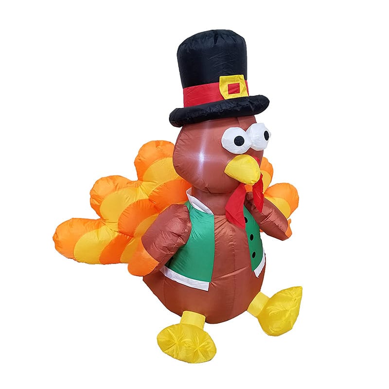 Lighted Turkey Thanksgiving Inflatable Yard Decoration