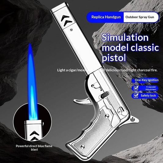 Pistol-Shaped Butane Torch Lighter